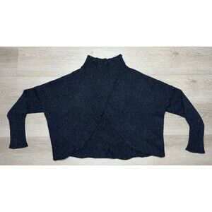 One X Oneteaspoon Shawl Long Sleeve Cotton Wool Blend Charcoal Gray Dark Wash